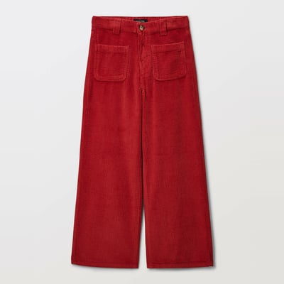 Pantalon effet velours à poches plaquées MONOPRIX