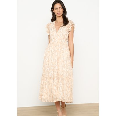 Robe longue à volants fluide LOLALIZA