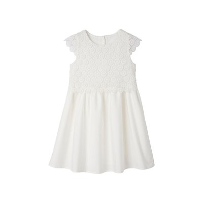 Robe de cérémonie effet 2 en 1 superposition en macramé VERTBAUDET