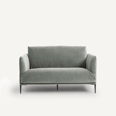 2-Sitzer-Sofa Oscar, Samt Stonewashed, Design by E.Gallina AM.PM