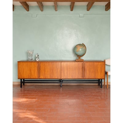 Grande enfilade en teck Margaret N°506 - Bon état DEBONGOUT