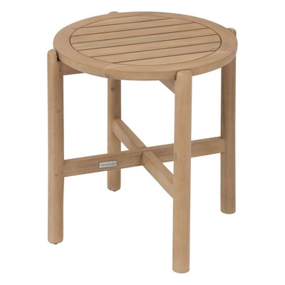 Table de jardin d'appoint ronde en bois DEONA HESPERIDE