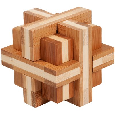Casse-tête bambou Double Croix FRIDOLIN