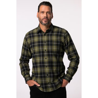 Chemise en flanelle à carreaux. Col JP1880