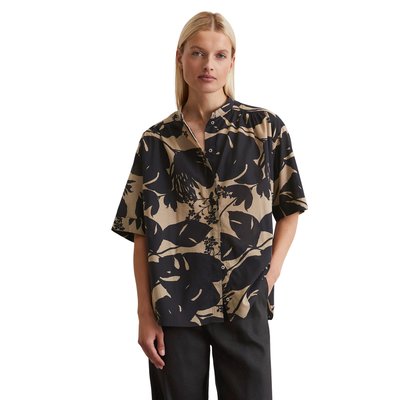 Blouse à manches courtes regular en voile silky-touch MARC O'POLO
