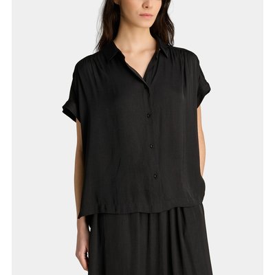 Chemisette Fluide Agnes Sat Satin Lavé GALERIES LAFAYETTE