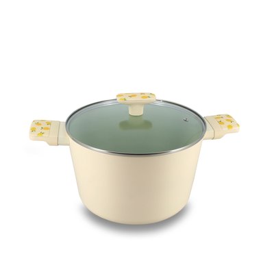 Faitout 24cm en aluminium, CITRON MENASTYL