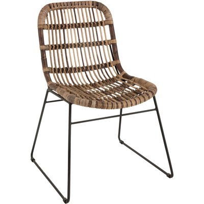 Chaise en teck et feuille de banane, Fouke JOLIPA