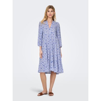 Robe longue manches longues imprimée ONLY