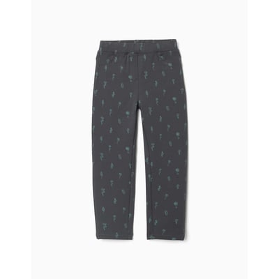 Jeggings à coupe skinny en coton peigné avec imprimé floral ZIPPY