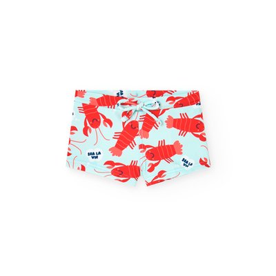 Boxer avec imprimé fantaisie et cordon de réglage BOBOLI