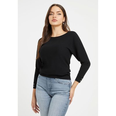 Pull chauve souris noir La Redoute