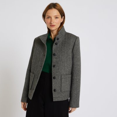 Veste courte à chevrons MONOPRIX
