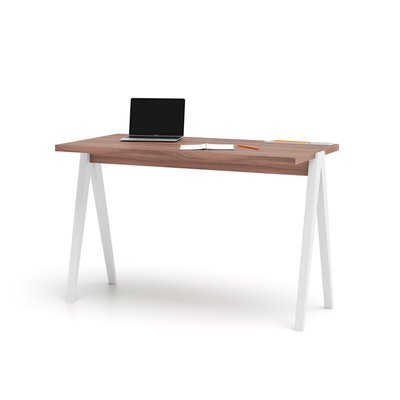 Bureau en mélamine et hêtre cérusée, Colmar XL HERDASA