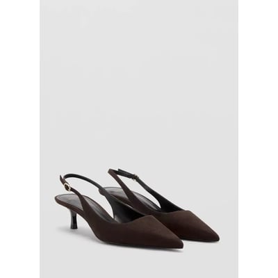 Chaussures talon kitten heel pointues MANGO