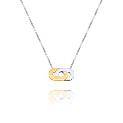 STYLES necklace in two-tone 925 silver CHARLES GARNIER