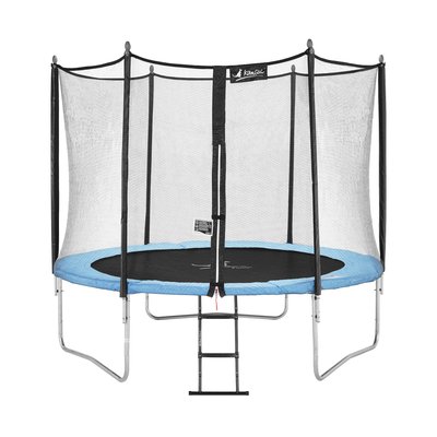 Kangui - Trampoline de jardin 305 cm + filet de sécurité + échelle | Normes EU | Montage facile KANGUI
