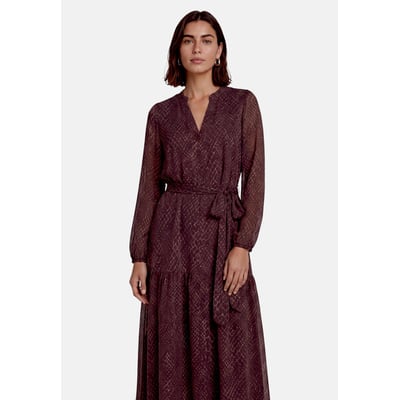 Robe maxi longueur à ceinture ZERO