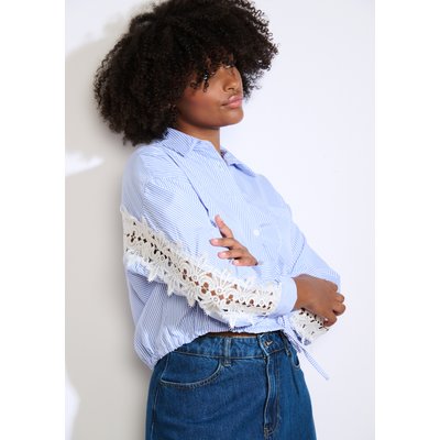 Chemise à empiècements brodés LOLALIZA