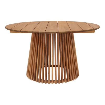 Table ronde en teck naturel ø120 KUTA PIER IMPORT