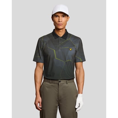 Polo géométrique graphique LYLE & SCOTT