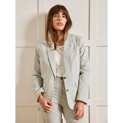 Veste blazer seersucker rayé CYRILLUS