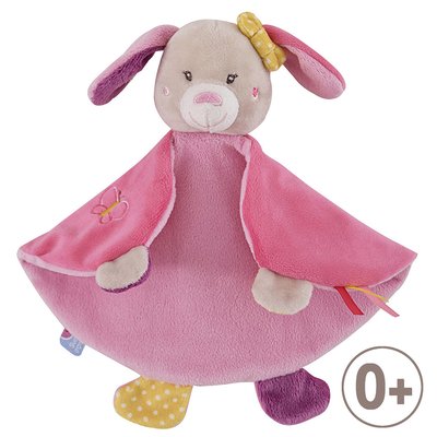 Doumou plat chien rose SUCRE D'ORGE