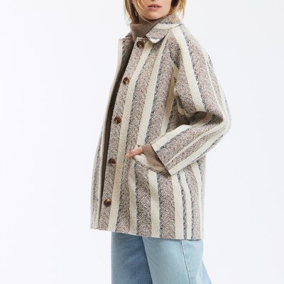Manteau mi-long boutonné YOLO DES PETITS HAUTS