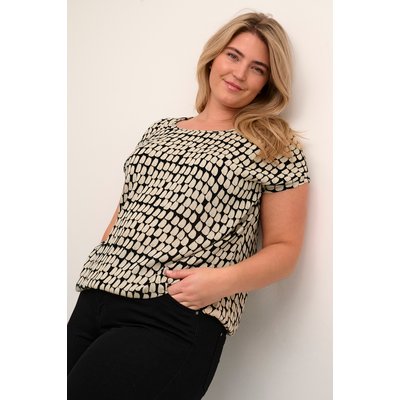 Blouse à manches courtes KClokana KAFFE CURVE
