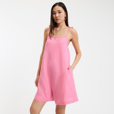 Combishort en lin, fabriqué en France LA REDOUTE COLLECTIONS