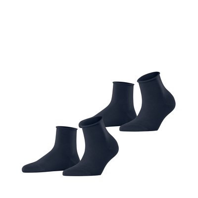 Chaussettes courtes Basic Pure 2-Pack Coton (biologique) Opaque ESPRIT