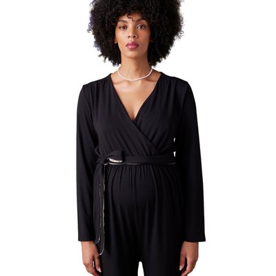 Combinaison large de grossesse et allaitement ceinture réversible ENVIE DE FRAISE