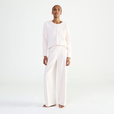 Pantalon  en polyester SÉRÉNITÉ LAURENCE TAVERNIER
