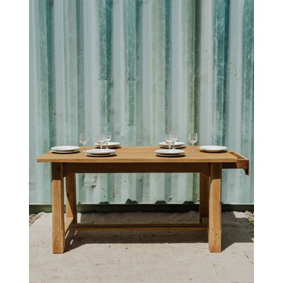 Table à manger en bois Romy N°1377 - Bon état DEBONGOUT