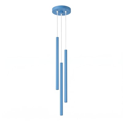 Suspension Acier Bleu G9 3 PASTELO EDEN