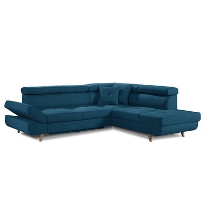 Canapé d'Angle Convertible en Tissu 5 places - LINEA LISA DESIGN