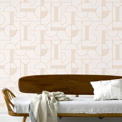 Papier peint Cercles Art Déco SUPERFRESCO EASY