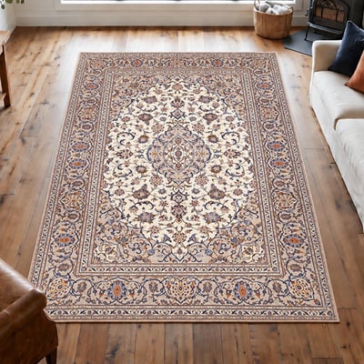 Tapis d'orient, motif oriental, noué main en laine, KASHAN 1 UN AMOUR DE TAPIS