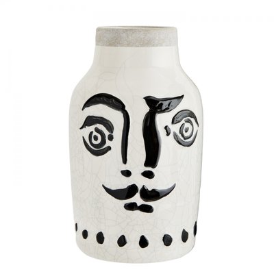 Vase en grès Visage MADAM STOLTZ