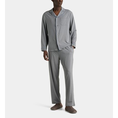 Ensemble Pyjama Long Wude En Tencel Stretch GALERIES LAFAYETTE
