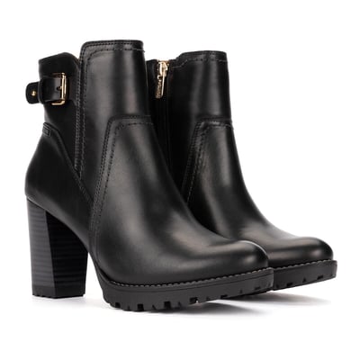 Bottines en cuir, talon haut, CONNELLY PIKOLINOS