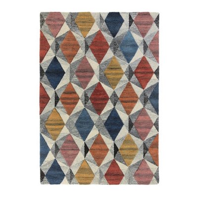 Tapis de salon pure laine tufté main RAYA NOVATREND