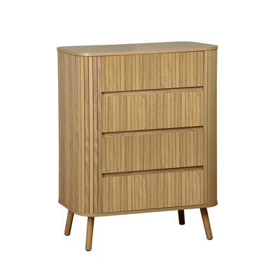Commode décor strié 4 tiroirs LEGACY SWEEEK