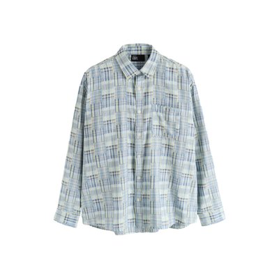 Chemise manches longues à carreaux patchwork NEXT