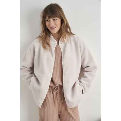 Veste D'intérieur Thermolactyl Damart – Maille Moutonnée, 100% Polyester – Femme, Tailles XS à XXL – Chaleur Confortable Hiver