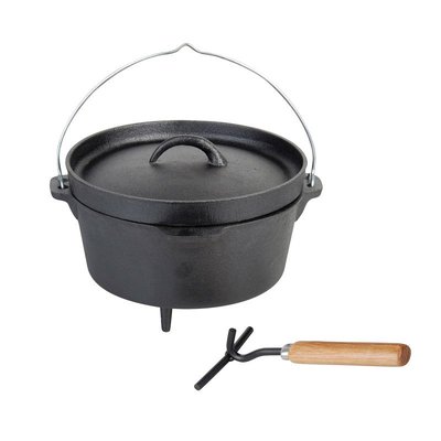 Four hollandais en fonte 25 cm FANCY FLAMES