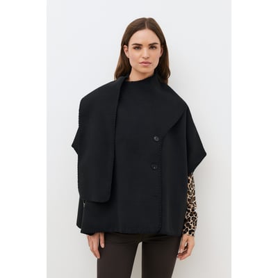 Poncho ample col rond HESTELA CAROLL