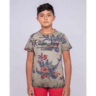 T-shirt Col Rond Pur Coton Motifs Nalko-j RITCHIE