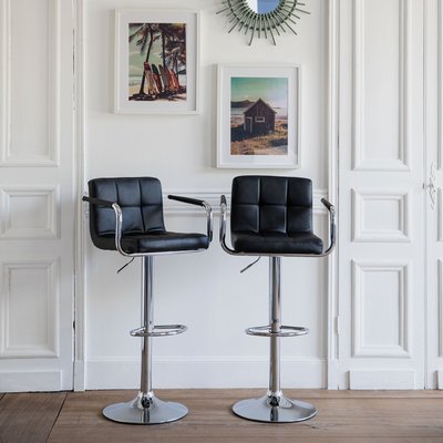 Lot de 2 tabourets de bar, MIKE HAPPY GARDEN