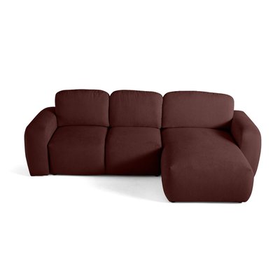 Canapé d'Angle Convertible en Tissu texturé 4 places - SORRENTE LISA DESIGN